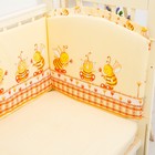 Борт в кроватку «Пчёлки», размер 360 × 44 см, цвет бежевый - Фото 4