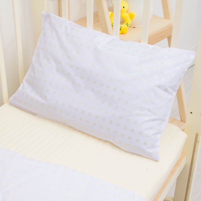 Комплект в кроватку «Эвкалипт», 2 предмета, цвет белый - фото 1886263657