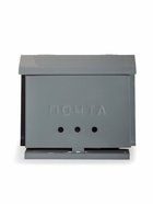 Ящик почтовый без замка (с петлёй), горизонтальный «Письмо», серый - Фото 15