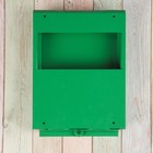 Ящик почтовый без замка (с петлёй), вертикальный, «Почта», зелёный - Фото 5