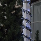 Гирлянда "Клип-лайт (Спайдер)" уличная УМС, 5 нитей по 20 м, LED-1000-24В, мерцание, нить тёмная, свечение белое - Фото 1