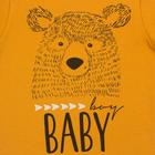 Боди детское с дл.рукавом Крошка Я "Baby bear" жёлт, рост 62-68см (3-6мес) - Фото 5