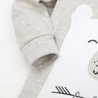Комплект Крошка Я: джемпер, брюки "Baby bear", серый, р.24, рост 68-74 см - Фото 4
