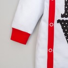 Комбинезон детский Крошка Я "LOVE" рост 62-68см (3-6мес) - Фото 4