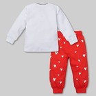 Костюм детский Крошка Я "LOVE" бел, рост 62-68см (3-6мес) - Фото 2