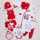 Костюм детский Крошка Я "LOVE" красн, рост 68-74см (6-9мес) - Фото 8