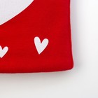 Чепчик (шапочка) Крошка Я "LOVE" красн, р-р 44 (6-9 мес) - Фото 3