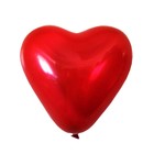 Шар латексный 15", сердце, декоратор, набор 25 шт., цвет тёмно-красный - фото 8600470