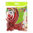 Шар латексный 5", сердце, декоратор, цвет ярко-красный. набор 100 шт. - фото 25572518