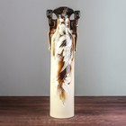 Ваза керамическая "Сакура", напольная, коричневая, 52.5 см - Фото 1