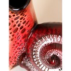 Ваза керамическая "Улитка", настольная, красная, 28 см - Фото 6
