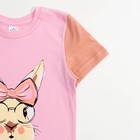 Пижама для девочки, рост 98-104 см, цвет розовый - Фото 3
