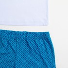 Пижама для мальчика, рост 134-140 см, цвет голубой - Фото 5