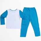 Пижама для мальчика, рост 134-140 см, цвет голубой - Фото 10