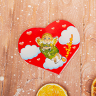 Открытка "Сердце" с шоколадной фигуркой ангел, 10 г - Фото 5