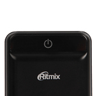 Внешний аккумулятор RITMIX, 2 USB, 10000 мАч, 2/2 А, индикатор зарядки, черный - Фото 3