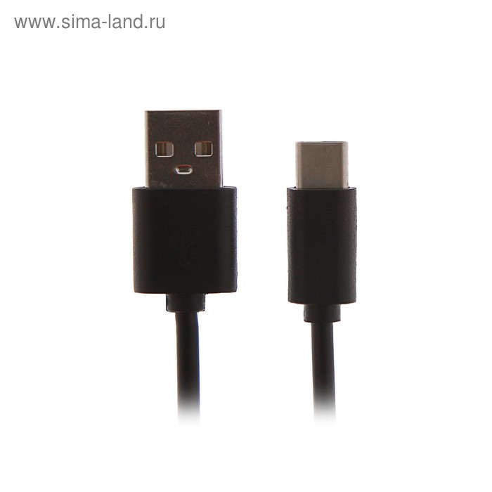 Кабель Ritmix RCC-130, Type-C - USB, 1 м, черный - Фото 1