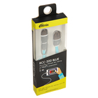 Кабель 2 в 1 RITMIX RCC-200, micro USB/lighting - USB, плоский, 1 А, 1 м, синий - Фото 3