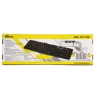 Клавиатура Ritmix RKB-103, проводная, мембранная, кабель 1.3 м, 107 клавиш, USB, чёрная - Фото 6