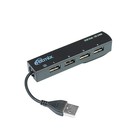 Разветвитель USB (Hub) RITMIX CR-2406, 4 порта, USB 2.0, черный, - Фото 1