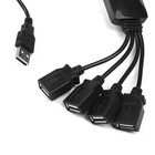Разветвитель USB (Hub) RITMIX CR-2405, 4 порта, USB 2.0, черный, - Фото 2