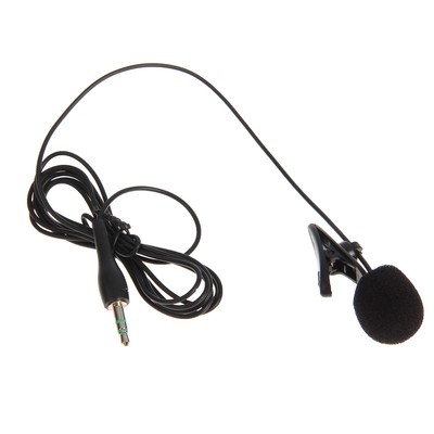 Микрофон Ritmix RCM-101, в комплекте держатель-клипса, разъем 3.5 мм, кабель 1.2 м