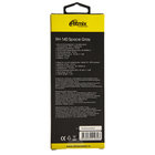 Наушники Ritmix RH-140, вакуумные, 92 дБ, 16 Ом, 3.5 мм, 1.2 м, серые - Фото 5