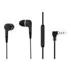 Наушники Ritmix RH-112M, вакуумные, микрофон, 104 дБ, 32 Ом, Jack 3.5 мм, кабель 1 м, чёрные - Фото 2