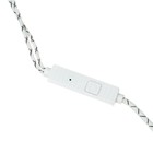 Наушники Ritmix RH-115M, вакуумные, микрофон, 92 дБ, 32 Ом, 3.5 мм, 1.2 м, бело-чёрные - Фото 2