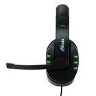 Наушники Ritmix RH-555M Gaming, игровые, полноразмерные, микрофон, 3.5мм, 1.8м, черно/зелен - Фото 3