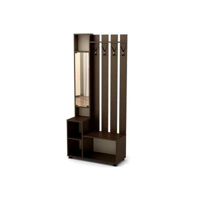 Прихожая В-3 левая, 852х359х1948, Венге