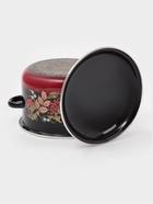 Кастрюля эмалированная «Рябинушка», 4 л, d=22 см, с крышкой, индукция, чёрная, красная - Фото 3