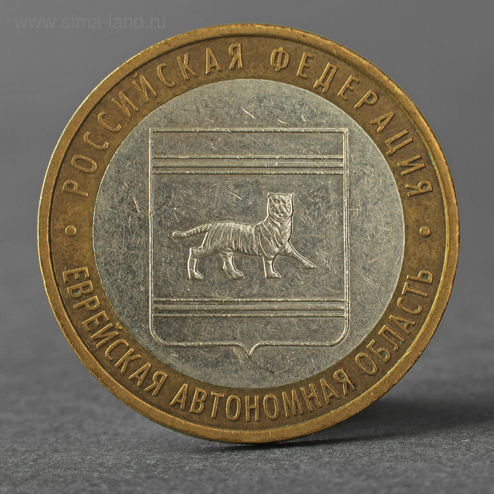 Монета "10 рублей 2009 РФ Еврейская автономная область ММД" - Фото 1