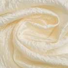 Штора портьерная Тергалет молочный 140х260 см, 100% полиэстер - Фото 4