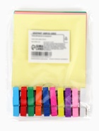 Набор фоторамок на прищепках «Цветные моменты», веревка, прищепки и фоторамки 10 шт. - Фото 6