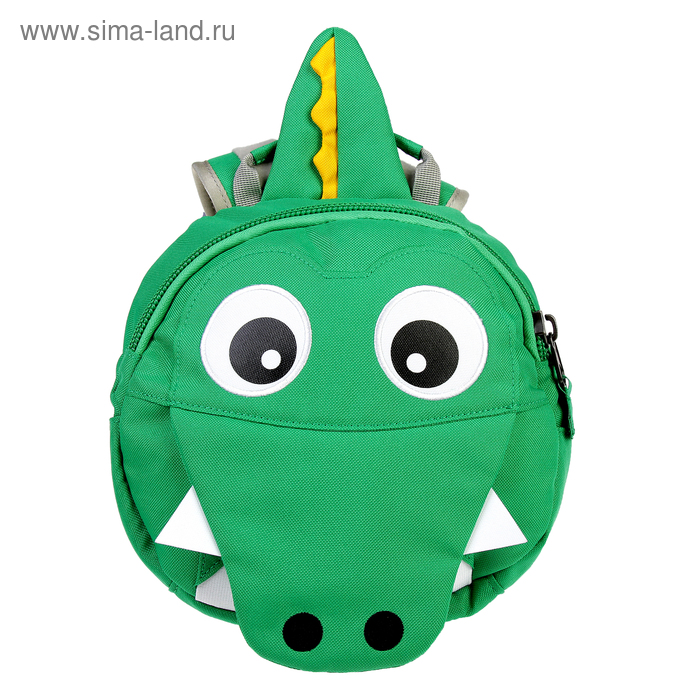 Рюкзачок детский, эргономичная спинка, Affenzahn Small Friends, 25 х 17 х 11 см, Kai Crocodile, зелёный - Фото 1