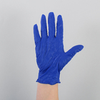 Перчатки нитриловые, одноразовые, размер М, пара, цвет фиолетовый - Фото 1
