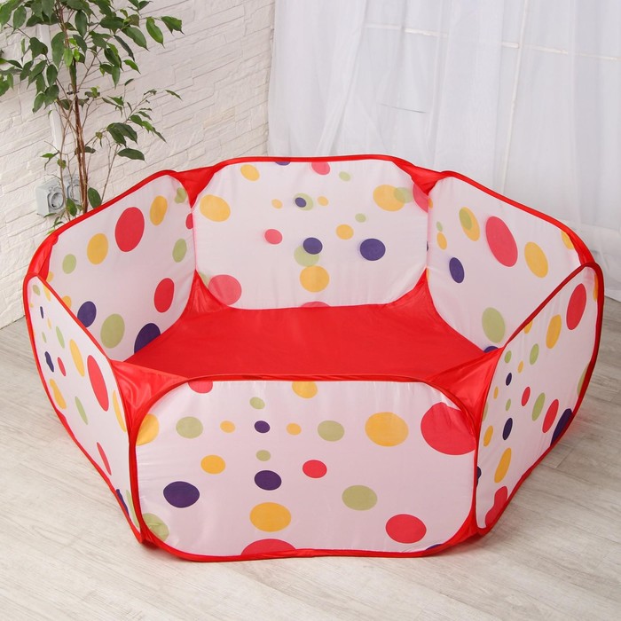 Детский манеж. Манеж - сухой бассейн для шариков "баскетбол", малый. Сухой манеж. Манеж детский игровой. Сухой бассейн для шариков "шарики", размер: 100/110, h=40 см.