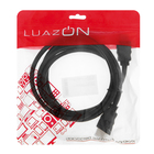 Кабель LuazON HDMI - HDMI, версия 1.4, 1.8 м, чёрный - Фото 3