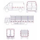 Светоотражающая лента, самоклеящаяся, белая, 5 см × 25 м - Фото 4