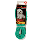Поводок Зооник капроновый с латексной нитью, 2 м х 1,5 см, зеленый - Фото 3