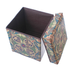 Пуф складной 30х30х30 см "Узоры" - Фото 3