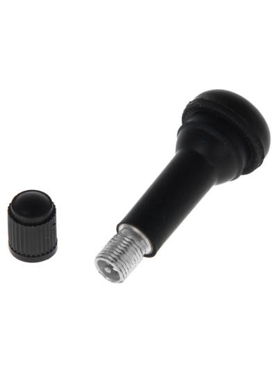 Вентиль для бескамерных шин, TR414, пластик, чёрный