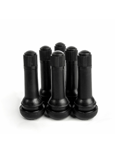 Вентиль для бескамерных шин, TR414, пластик, чёрный