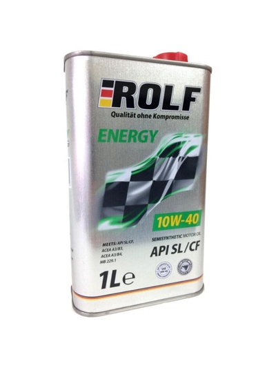 Моторное масло Rolf Energy 10W-40 SL/CF полусинтетика, 1 л