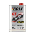 Моторное масло Rolf GT 5W-30 SN/CF синтетическое, 1 л - фото 90310