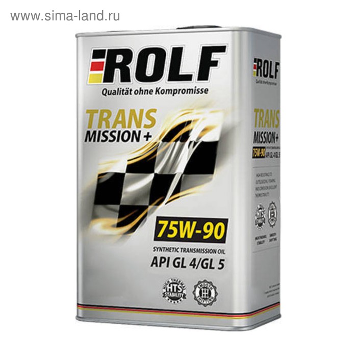 Трансмиссионное масло Rolf 75W-90 API GL-4 полусинтетика, 1 л - Фото 1