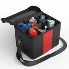 Автомобильная сумка, экокожа, чёрно-красная - Фото 2
