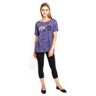 Комплект женский (футболка, бриджи) 1872-16 (372288) цвет фиолетовый, р. 50 (XL) - Фото 1