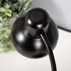 Светильник настольный НТ 2077А (220 В ЛН Е27) черный - фото 31762916